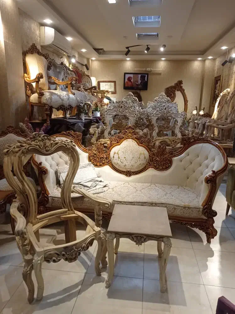 مبل سلطنتی مدل رها|مبلمان خانگی و میز عسلی|اصفهان, مهدی آباد|دیوار