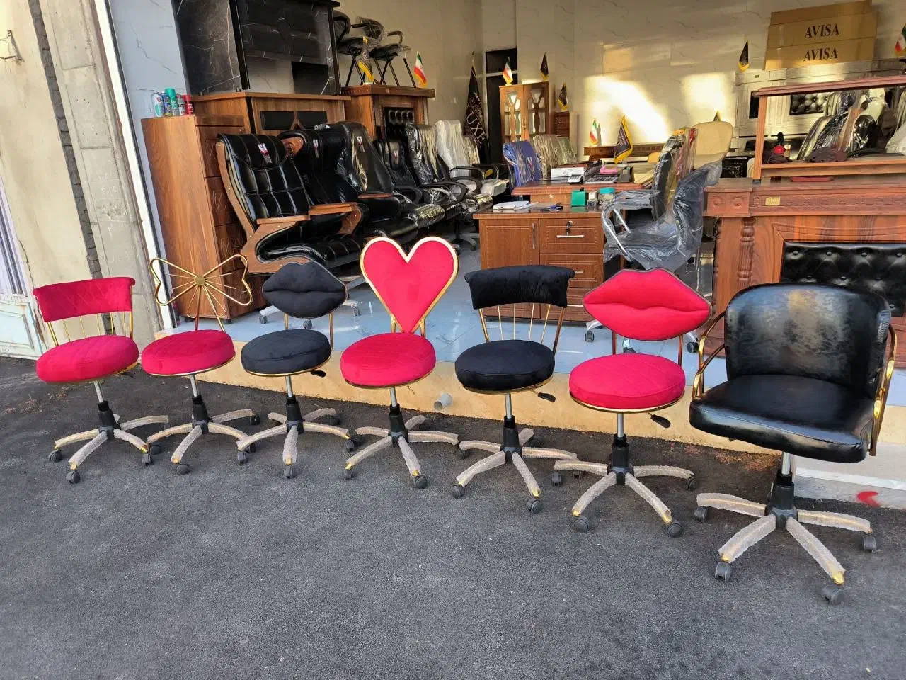 صندلی آرایشگاه، صندلی جکدار ،میز مدیریت زیر قیمت|حراج|خوی, |دیوار