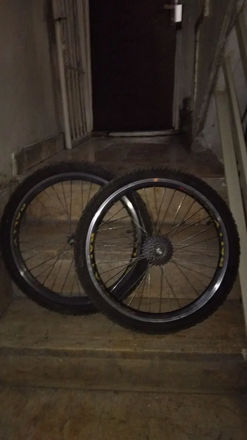 یک جفت رینگ و لاستیک و تیوپ دوچرخه سایز 24|دوچرخه، اسکیت، اسکوتر|تهران, کاج|دیوار