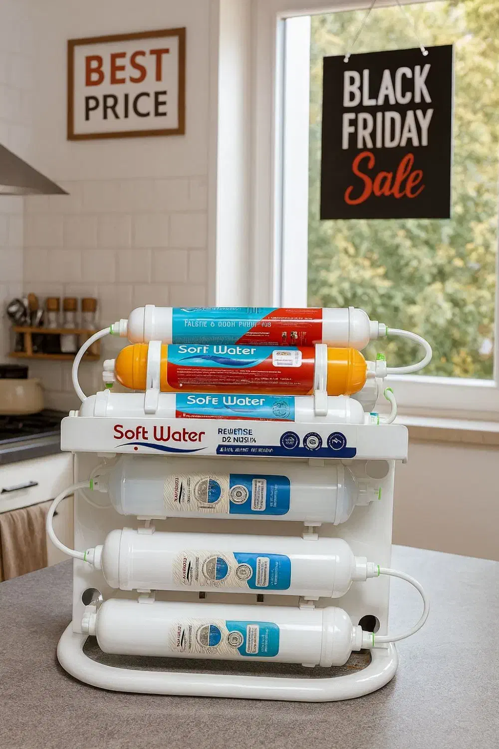 تصفیه آب سافت واتر تایوان با گارانتی +8 و 10 فیلتر|آب‌سردکن و تصفیه آب|تبریز, |دیوار