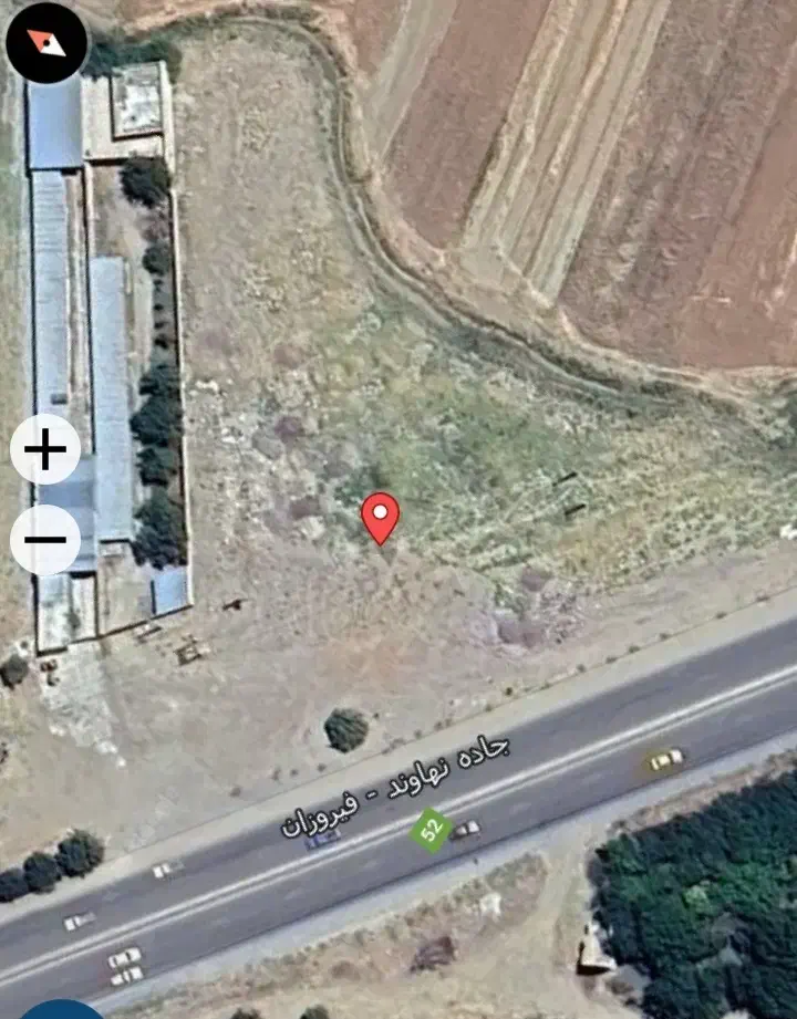 زمین بهر جاده کرمانشاه|فروش زمین و ملک کلنگی|نهاوند, |دیوار