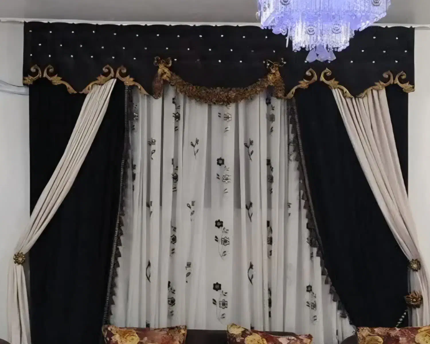 پرده سلطنتی|پرده، رانر، رومیزی|کازرون, |دیوار