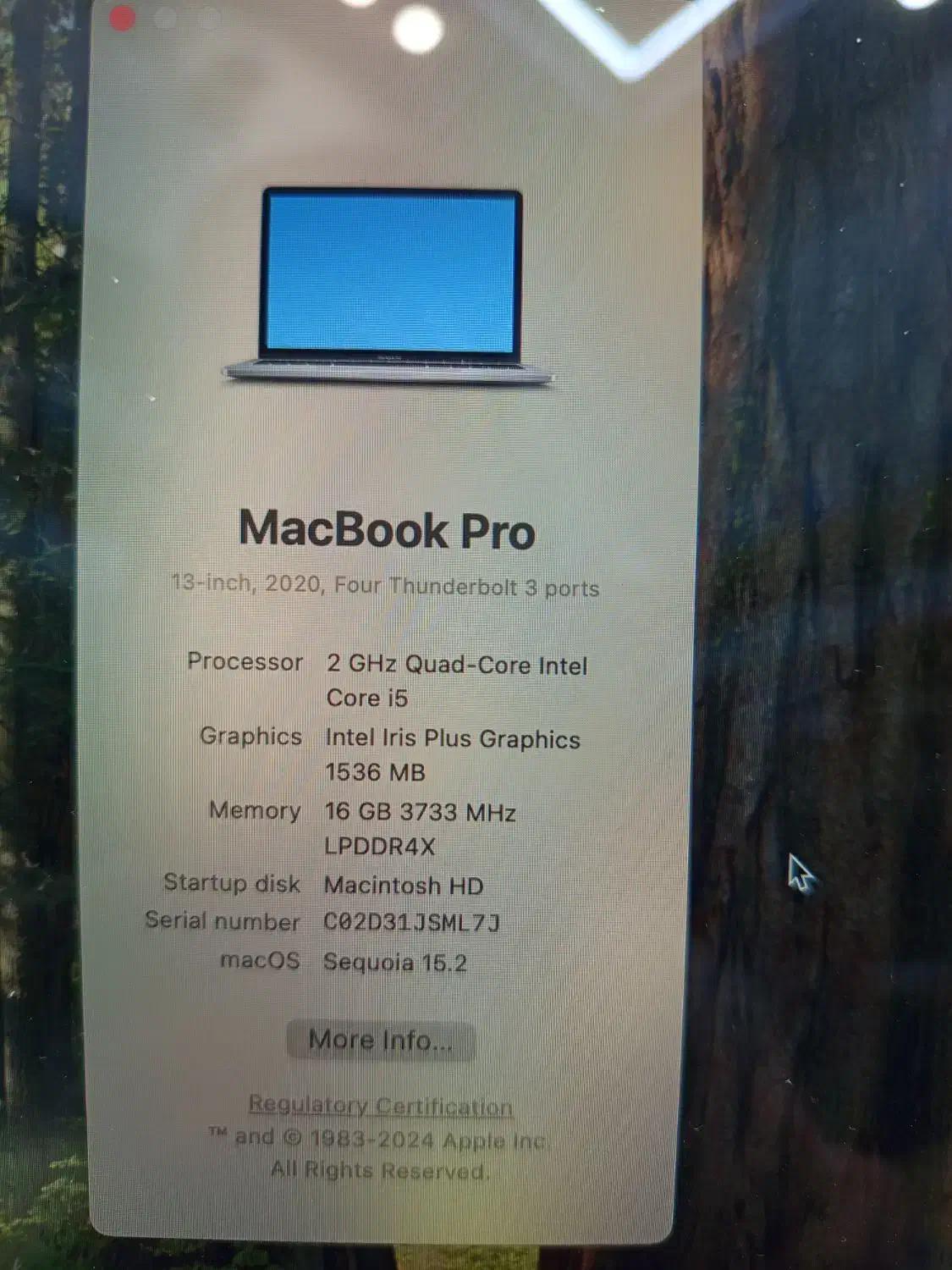 فروش لب تاپ MacBook Pro 2020|رایانه همراه|پیرانشهر, |دیوار