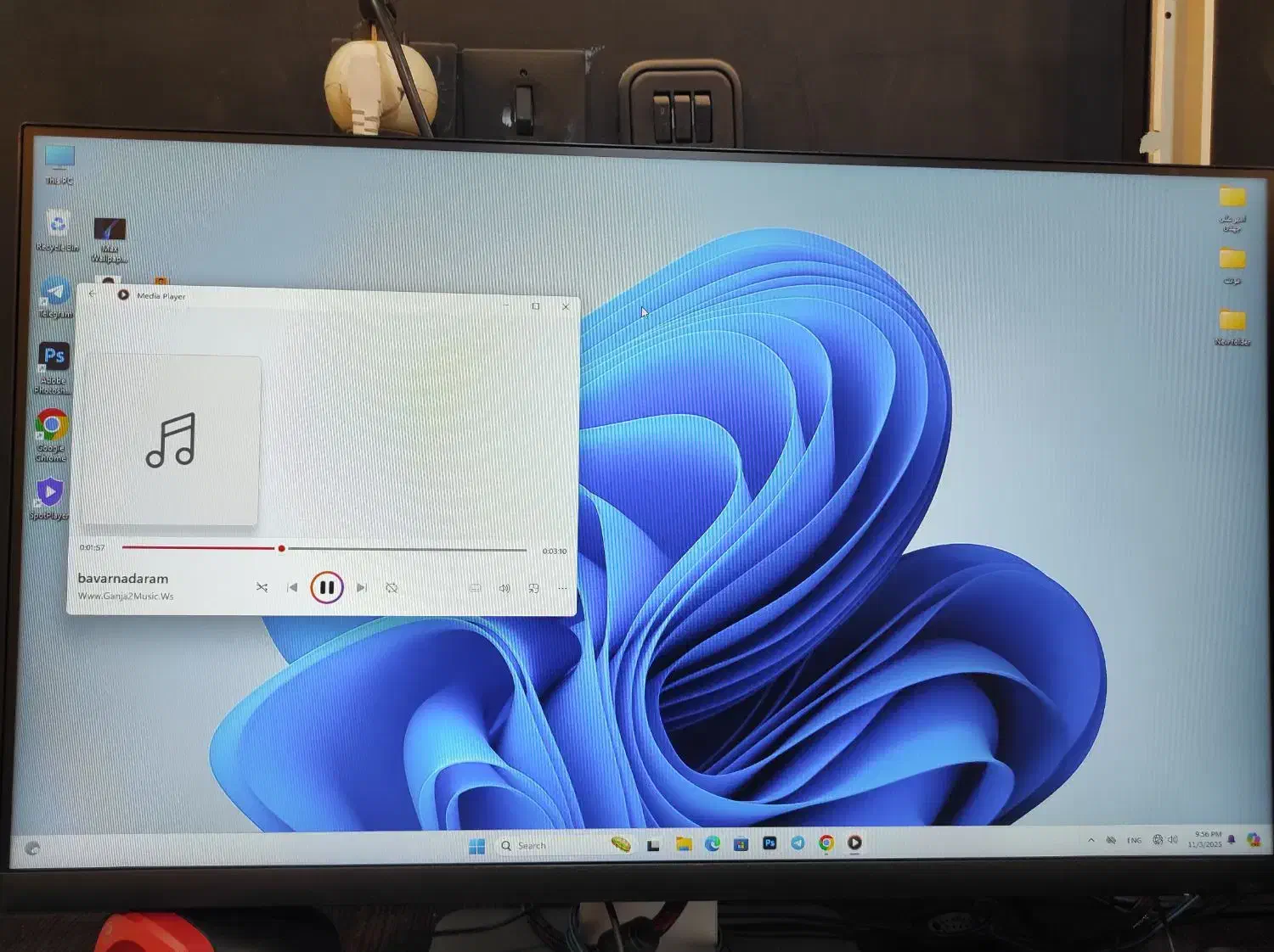 مانیتور dell فول اچ دی|قطعات و لوازم جانبی رایانه|قم, شهرک امام حسین|دیوار