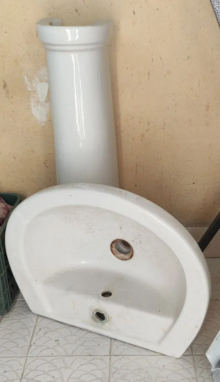 روشویی و پایه|لوازم سرویس بهداشتی|سمنان, |دیوار