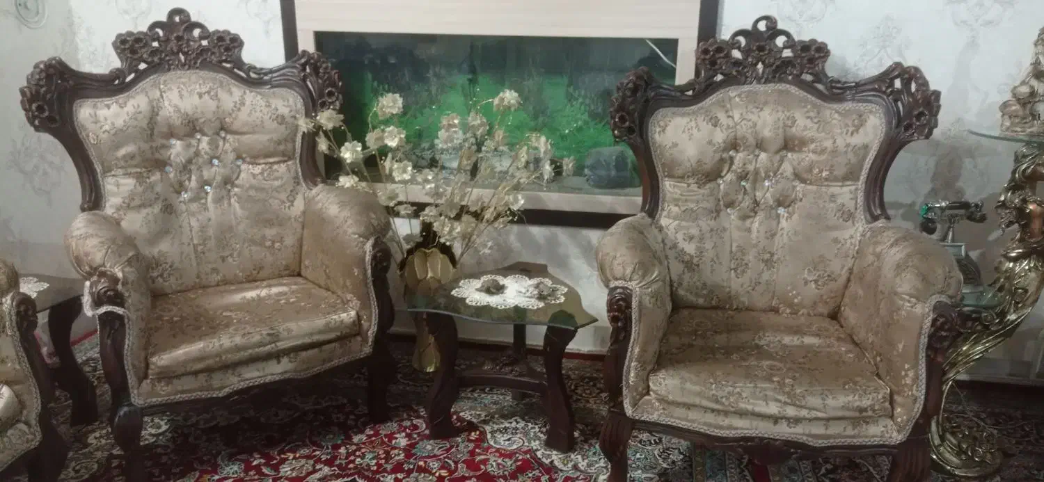 مبل سلطنتی|مبلمان خانگی و میز عسلی|سمنان, |دیوار