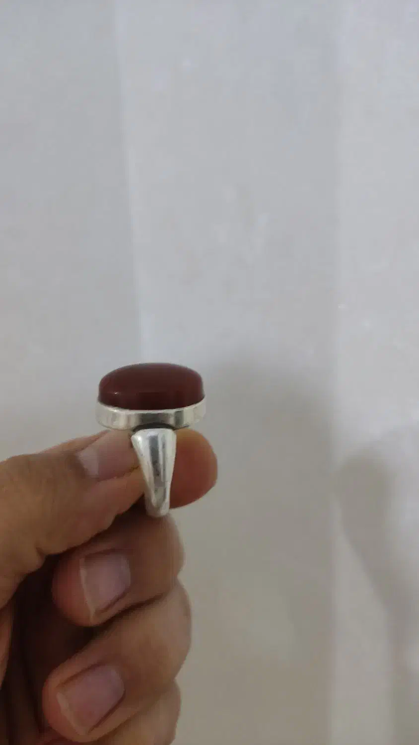 انگشتر اعلا نگین یمنی حرز امام جواد و تربت کربلا|جواهرات|فسا, |دیوار