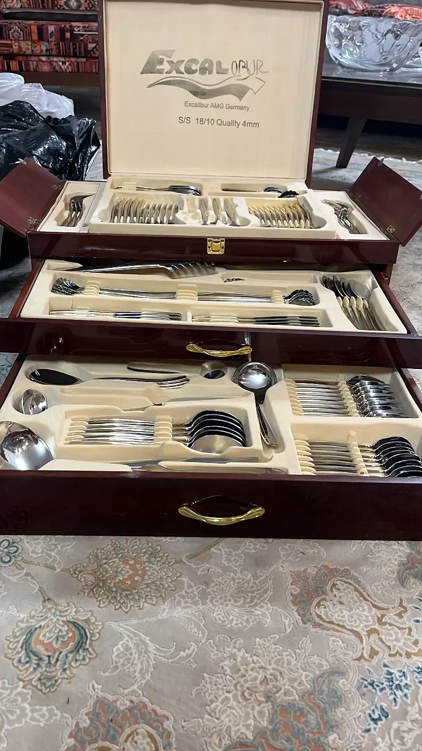 سرویس قاشق چنگال آلمانی|ظروف سرو و پذیرایی|اصفهان, خانه اصفهان|دیوار