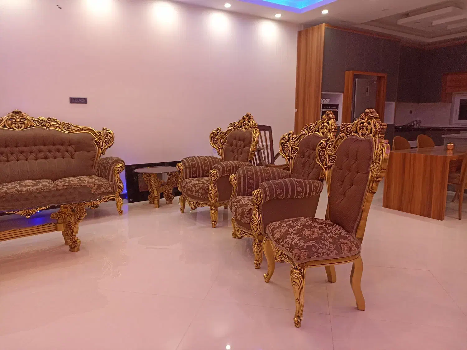 مبل استیل چوب راش 9نفره|مبلمان خانگی و میز عسلی|هشتگرد, تهران دشت|دیوار