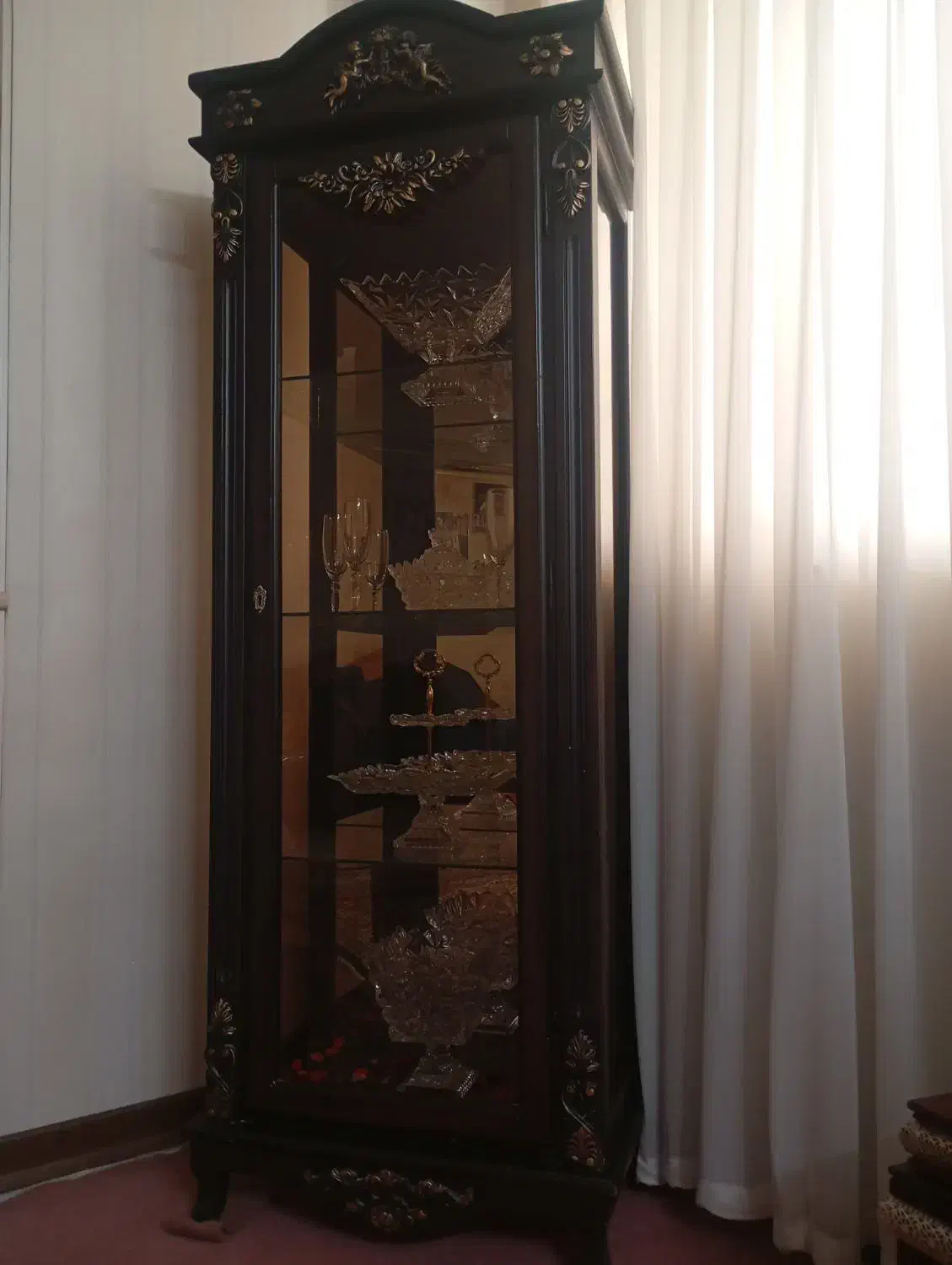 بوفه تمام چوب|بوفه، ویترین، کنسول|زنجان, |دیوار