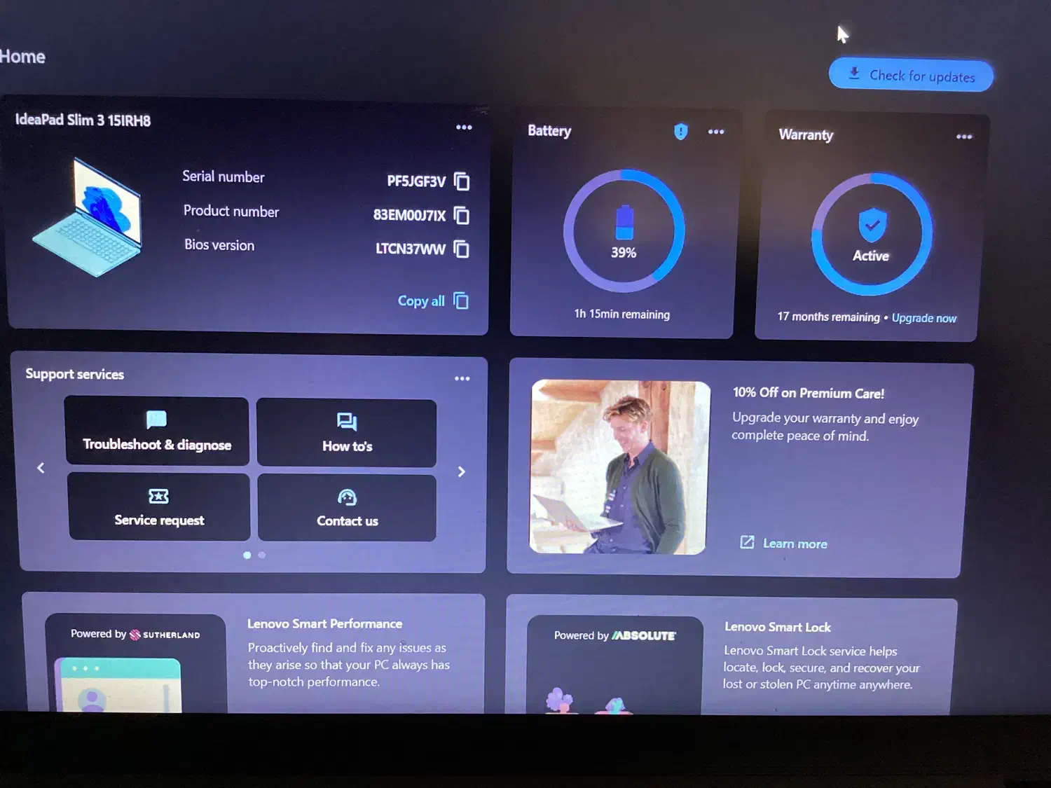 LENOVO Ideapad Slim 3 16gb ram 1TB SSD|رایانه همراه|شیراز, معالیآباد|دیوار