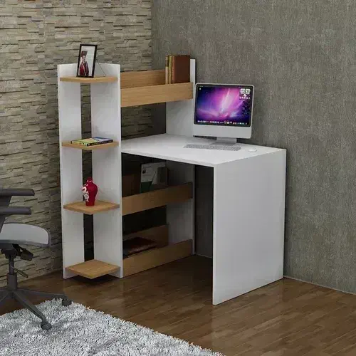 میز تحریر و کتابخانه سفارشی مدرن|میز تحریر و کامپیوتر|مرودشت, ثبت احوال|دیوار