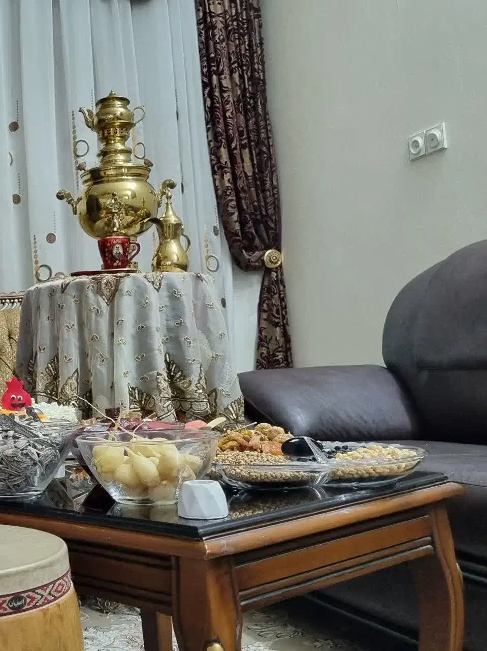 پرده با والان و دکور ۷ متر|پرده، رانر، رومیزی|قم, باجک دو|دیوار