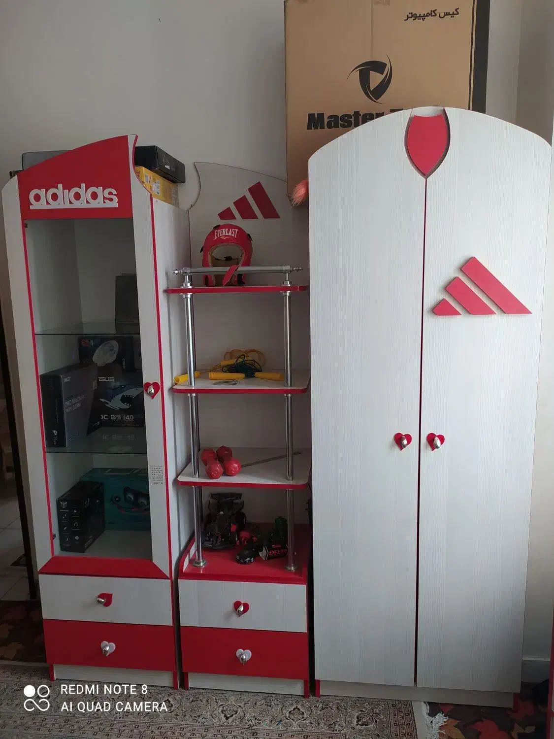 کمد کتابخانه بوفه تمام mdf|کتابخانه، شلف، قفسههای دیواری|سنندج, |دیوار