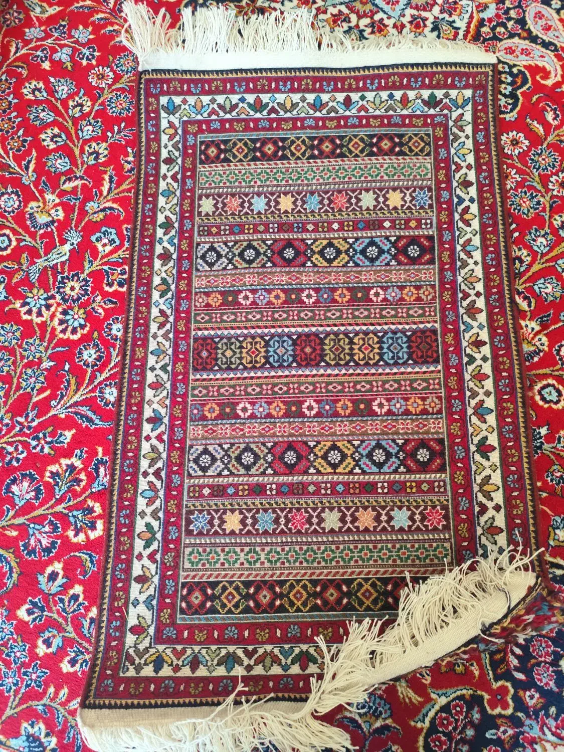 گلیم دست بافت|گلیم، جاجیم، گبه|سیرجان, |دیوار