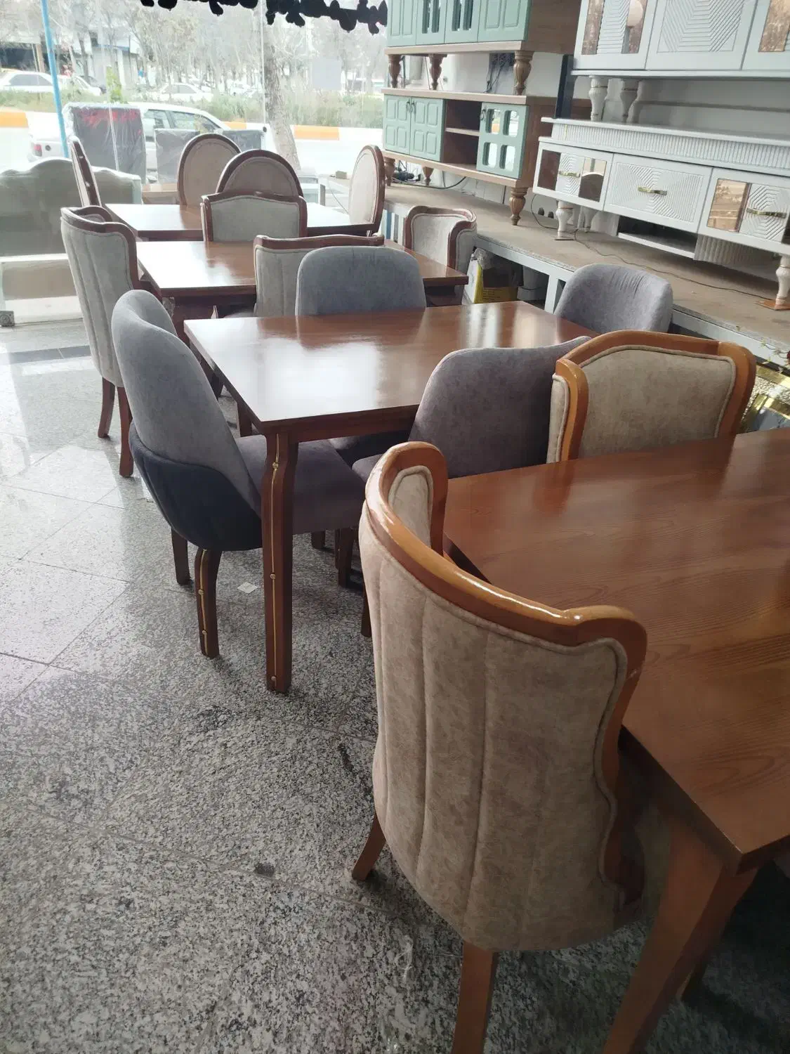 انواع و اقسام میز غذاخوری چهار و شش نفره|میز و صندلی غذاخوری|اردبیل, |دیوار
