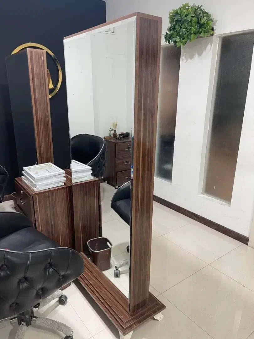 آیینه قدی دو طرفه|آینه|ابریشم, |دیوار