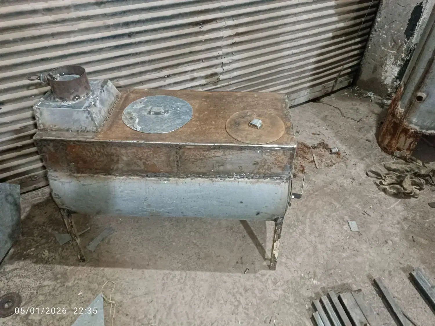 بخاری هیزمی دست ساز|بخاری، هیتر، شومینه|گنبد کاووس, |دیوار