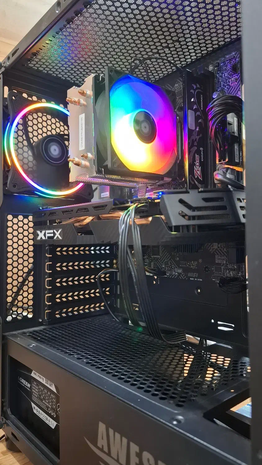 کیس گیمینگ i3-12100F / RX 580 8GB|رایانه رومیزی|گرگان, |دیوار