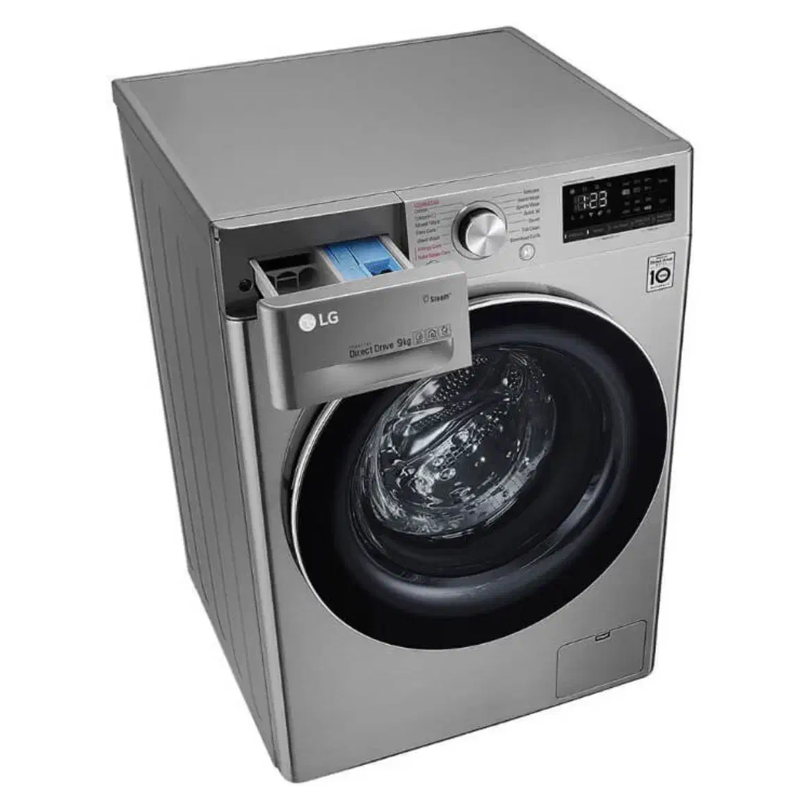 ماشین لباسشویی LG ال جی 9کیلویی R5 سفید ، سیلور|ماشین لباسشویی و خشک‌کن لباس|تهران, امین حضور|دیوار