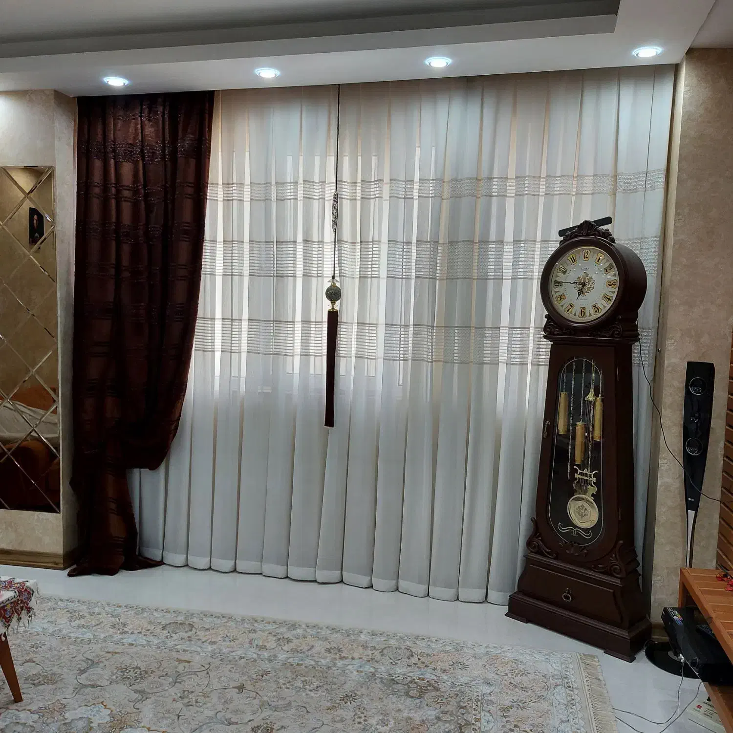 پرده پذیرایی|پرده، رانر، رومیزی|شیراز, شهرک ولیعصر|دیوار