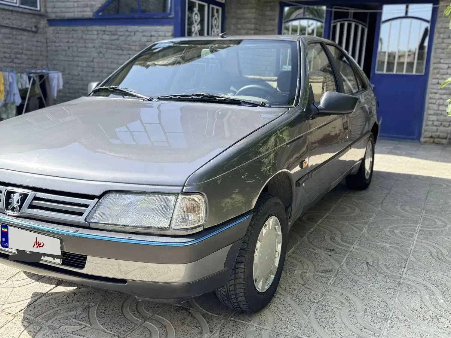 405 خاکستری ۹۱ دوگانە کارخانە|خودرو سواری و وانت|اشنویه, |دیوار