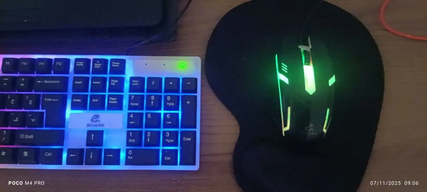 ماوس و کیبورد کاملا سالم|قطعات و لوازم جانبی رایانه|اشکنان, |دیوار