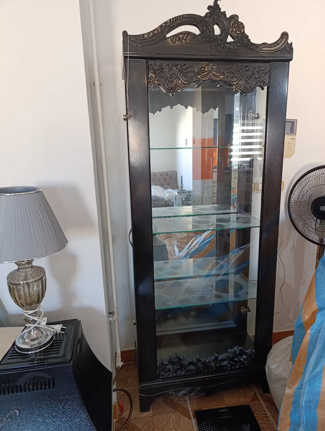 بوفه رنگ گردویی|بوفه، ویترین، کنسول|گرگان, |دیوار