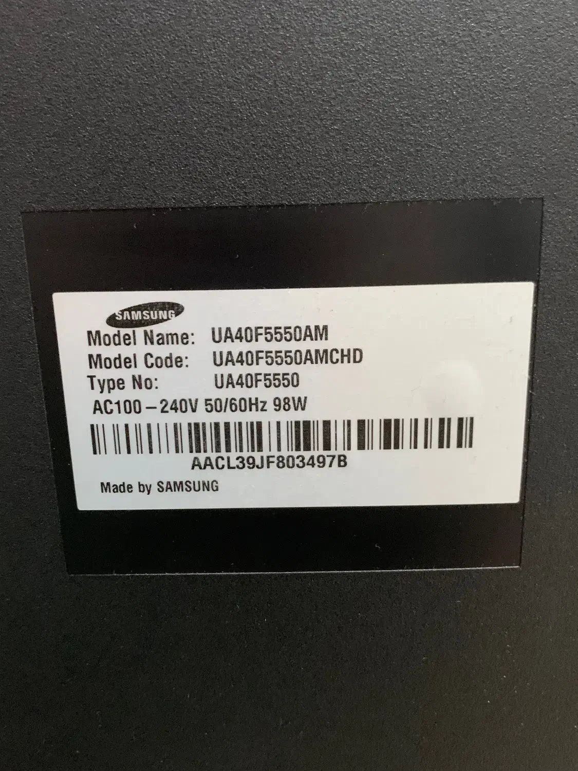 تلویزیون LED سامسونگ سوخته|تلویزیون و پروژکتور|تهران, ستارخان|دیوار