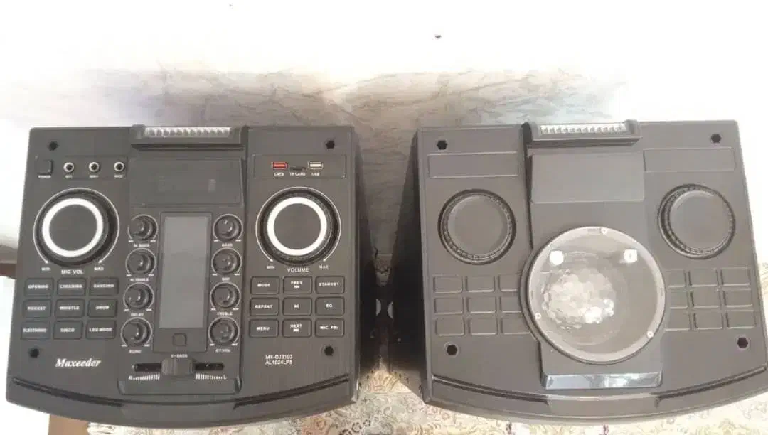 اسپیکر مکسیدر MX-DJ3102 AL1024LP5 نو مناسب جهیزبه|سیستم صوتی خانگی|مشهد, شهید رضوی|دیوار