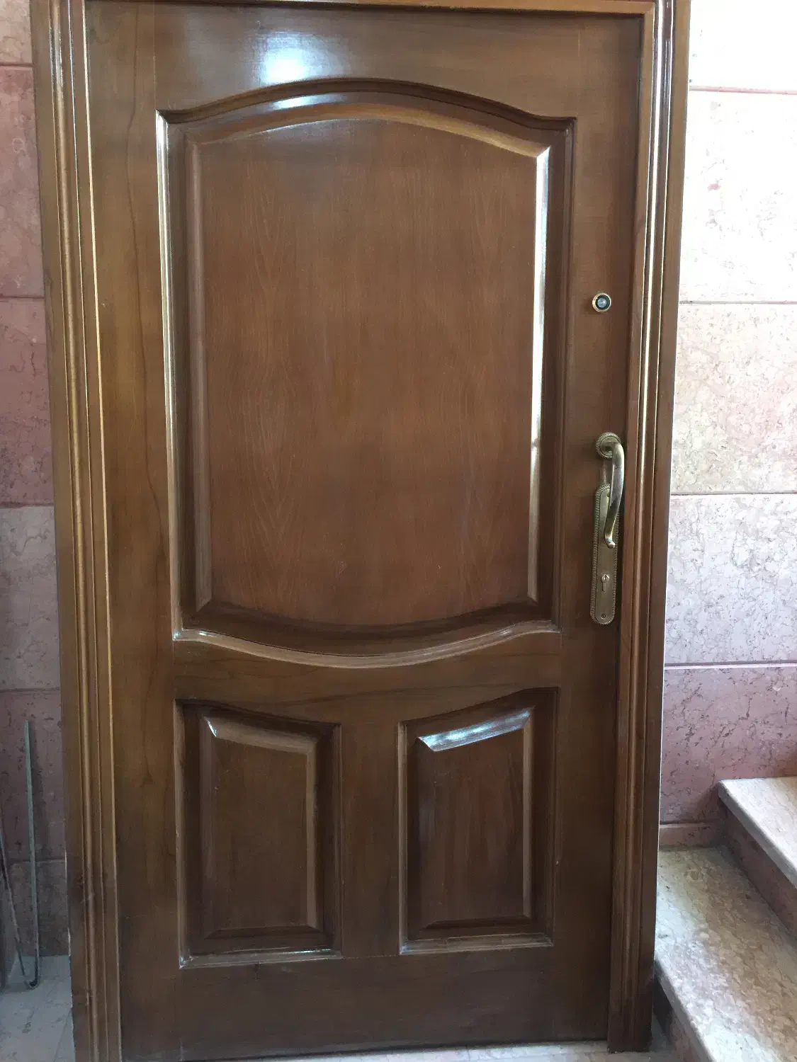 درب چوبی ورودی واحد آپارتمان|مصالح و تجهیزات ساختمان|تهران, هروی|دیوار