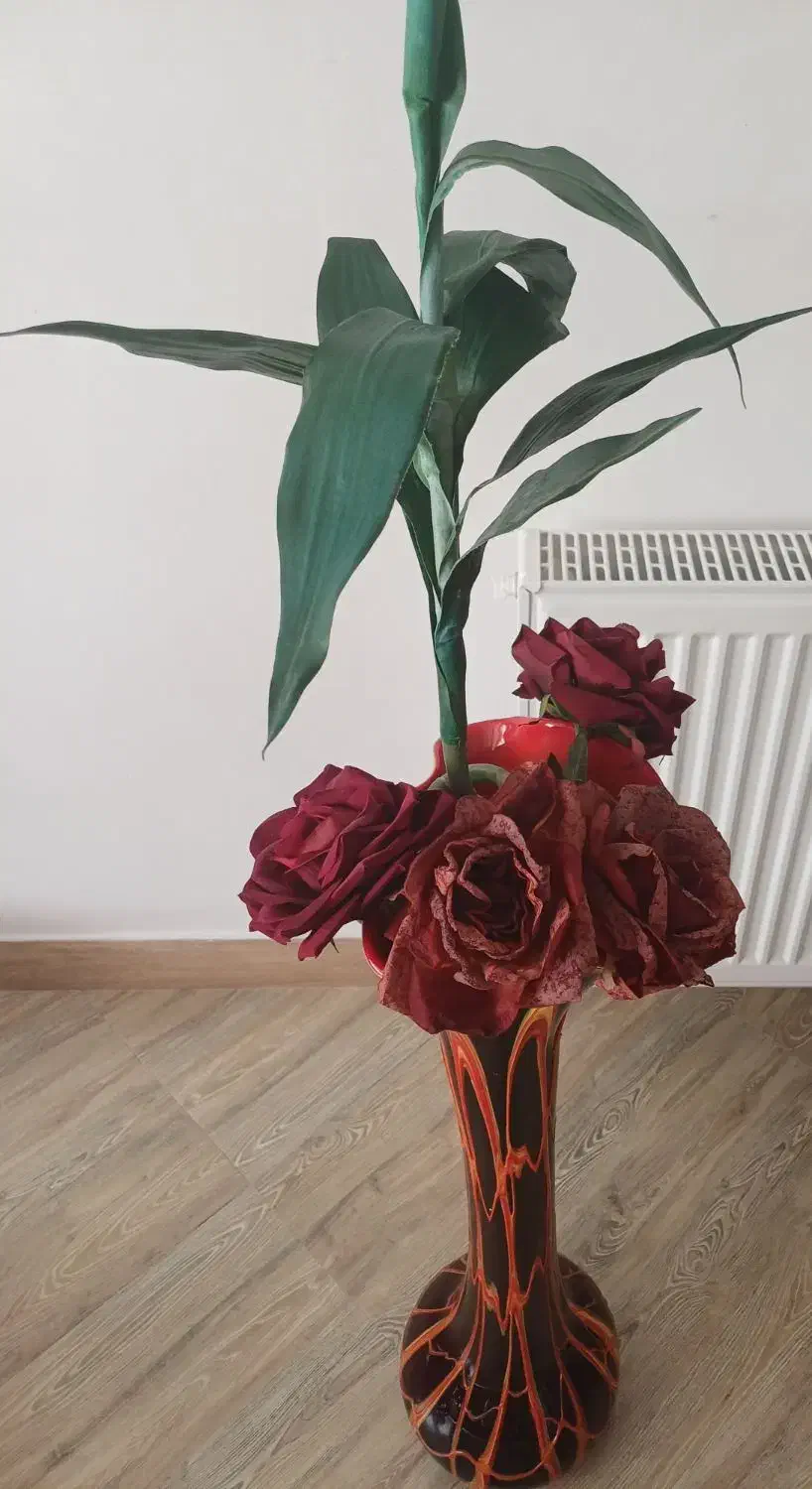 گلدان وگل|گل مصنوعی|اراک, |دیوار