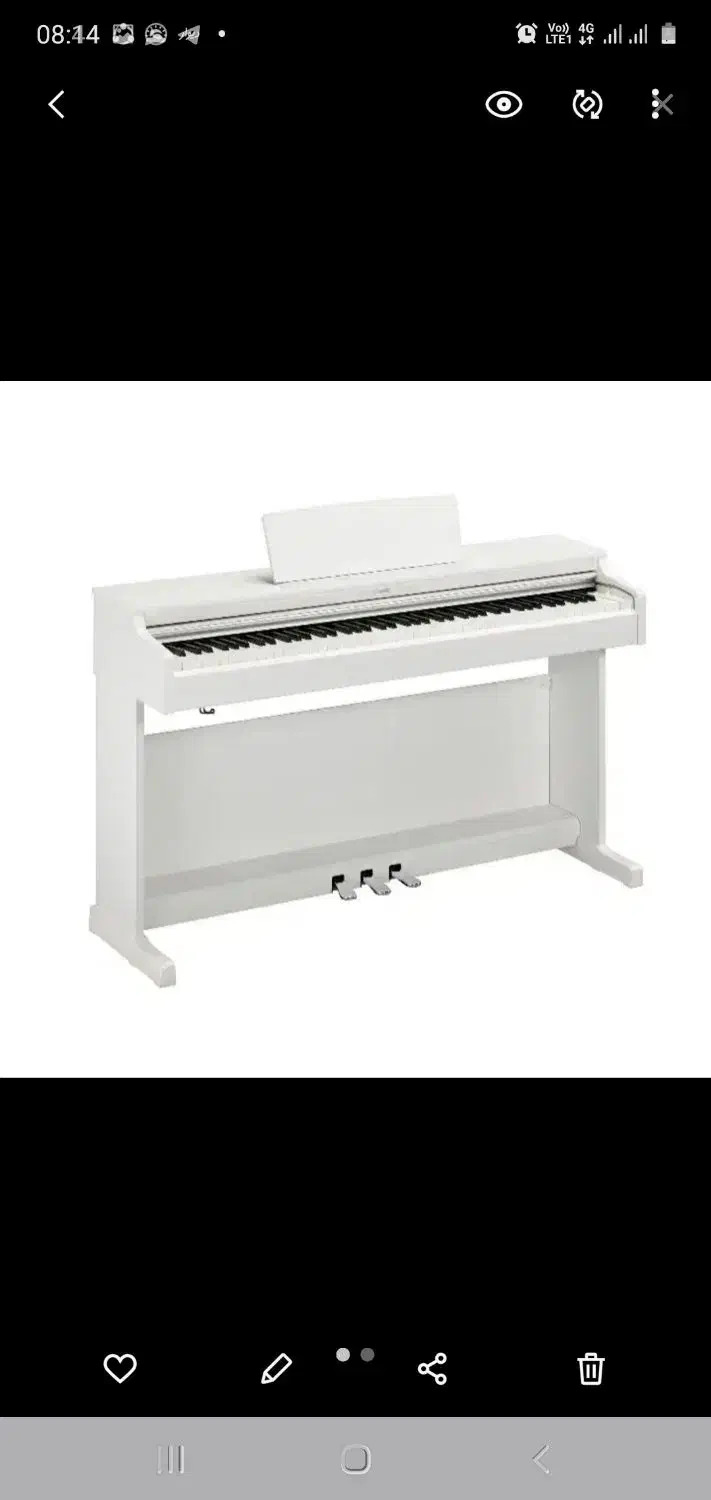 پیانو دیجیتال یاماها YDP105|پیانو، کیبورد، آکاردئون|تهران, سیمای ایران|دیوار