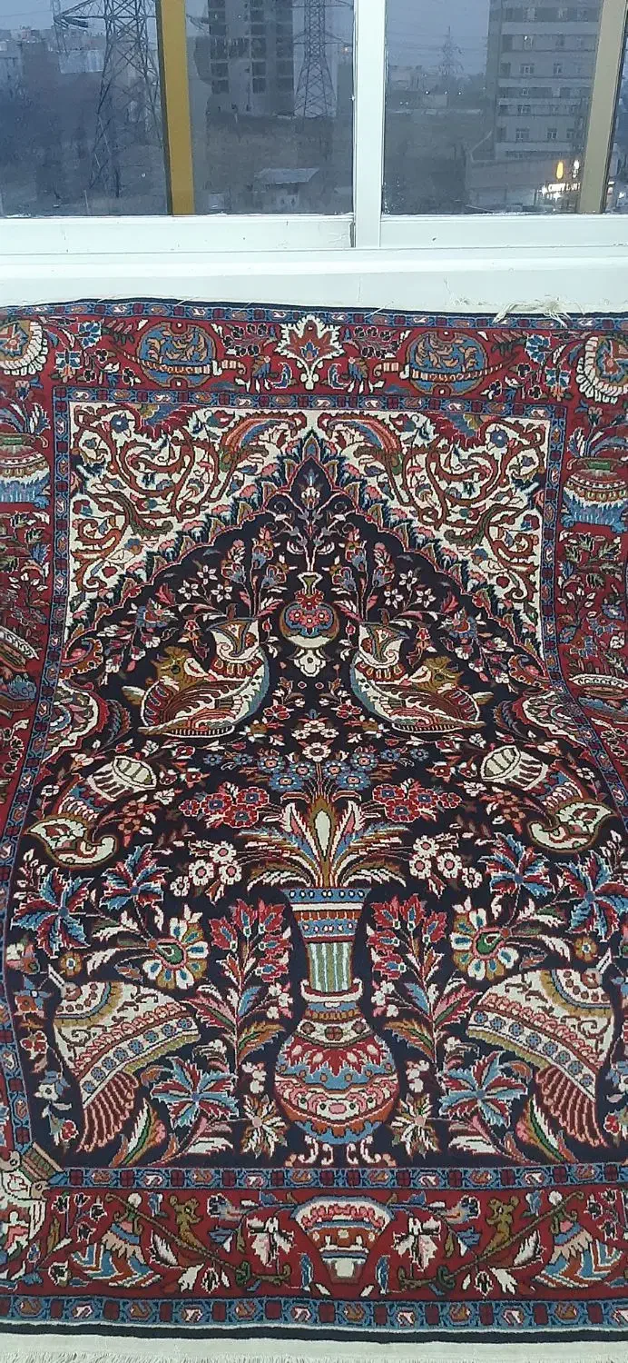 فرش های عتیقه با طرح کلاه پود و جا باروتی|فرش|تهران, شهران شمالی|دیوار