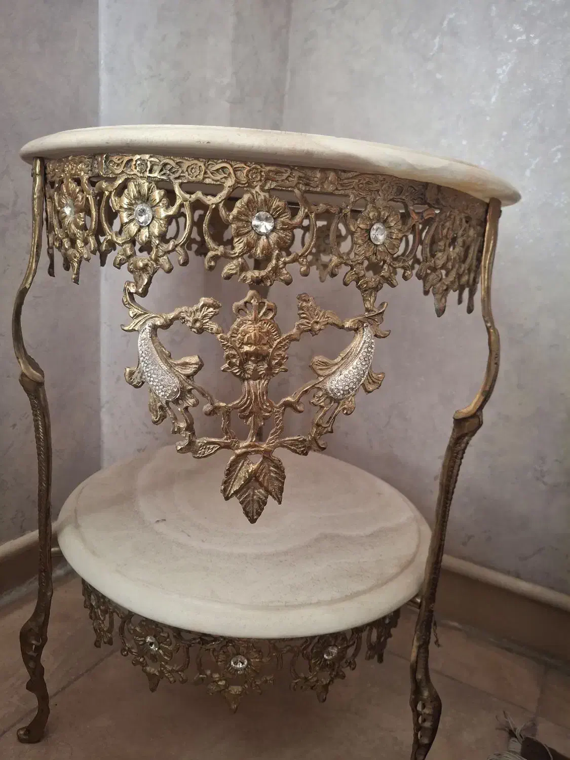 میزخاطره ومیزتلفن برنجی|میز تلفن|تهران, شهرک شریفی|دیوار