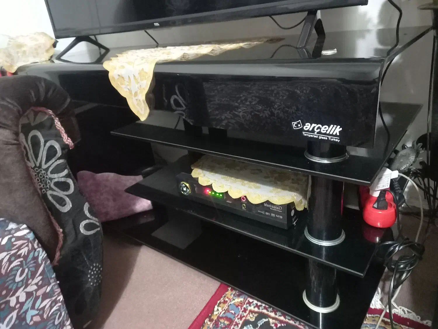 میزتلویزیون شیشه ای|میز تلویزیون|رشت, سلیمانداراب|دیوار