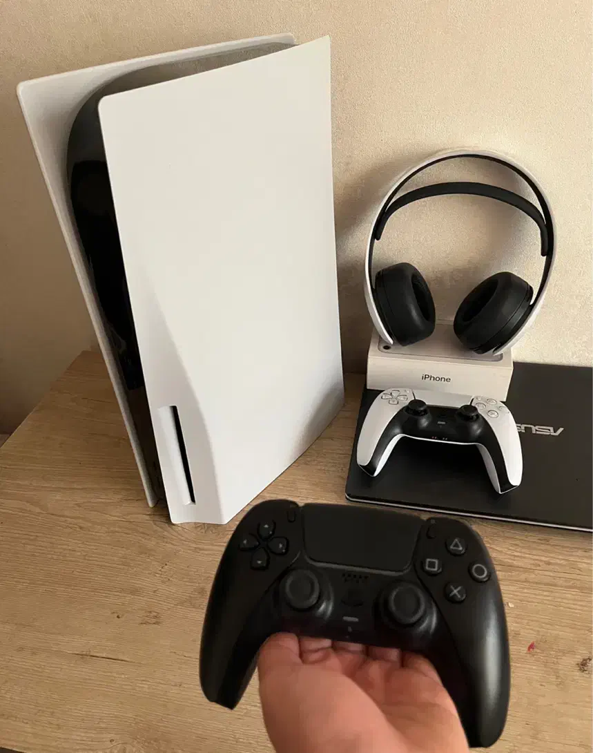 کنسول بازی PS5 FATدیسک خور دو دسته با هدفون پالس3D|کنسول، بازی ویدئویی و آنلاین|رشت, بوسار|دیوار