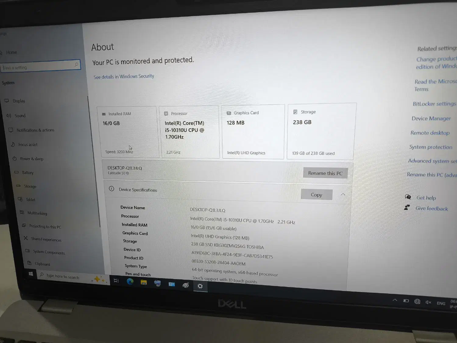لپتاپ نسل 10 صفحه تاچ لمسی|رایانه همراه|مشهد, شهرک امام هادی (شهرک غرب)|دیوار