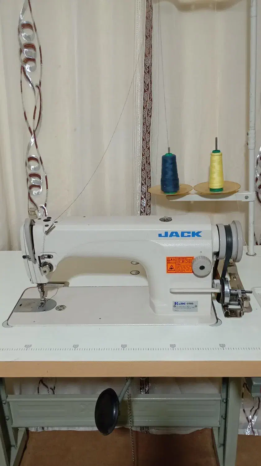 چرخ خیاطی جک و سردوز 5نخ|چرخ خیاطی و ریسندگی|مشهد, طبرسی شمالی|دیوار