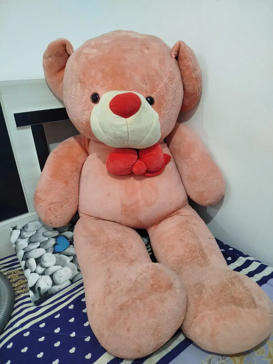 خرس صورتی سایز بزرگ|اسباب‌بازی بچه|رشت, سیا اسطلخ|دیوار