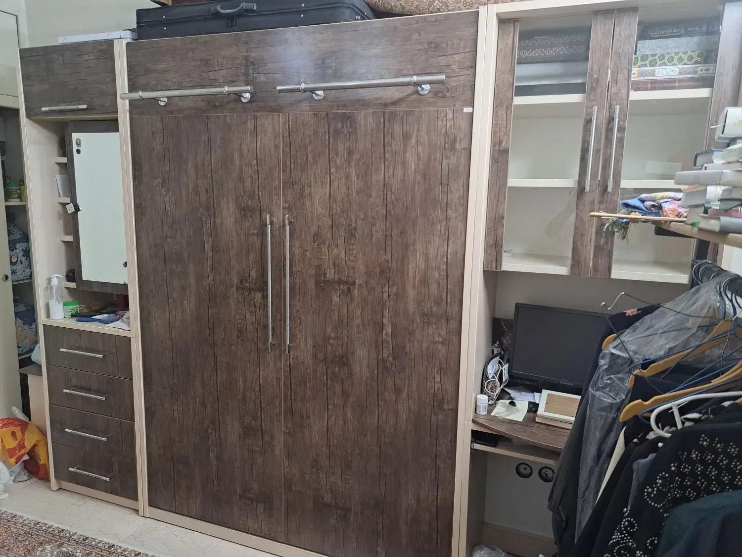 تخت تاشو دونفره و دوتا یک نفره شرکت رزچوب|تخت و سرویس خواب|تهران, توحید|دیوار