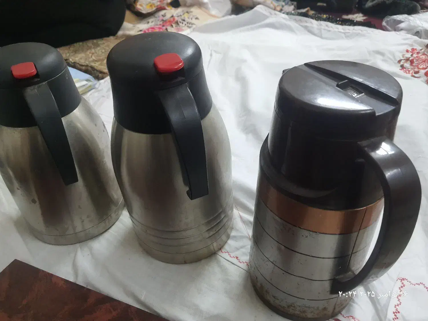 سه عدد فلاکس|قوری، کتری، قهوه‌ساز دستی|بروجرد, |دیوار