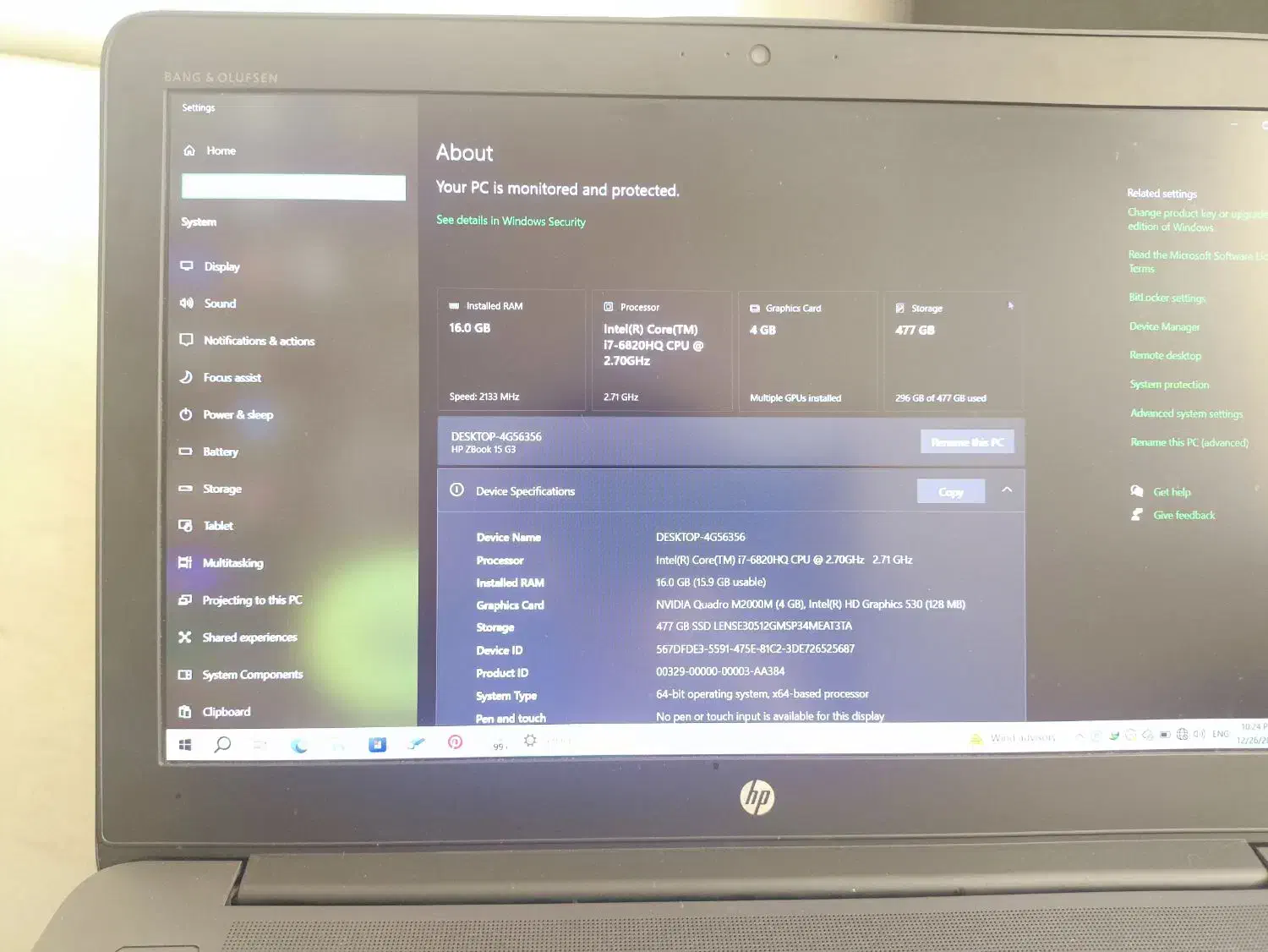 لپ تاپ hp zbok|رایانه همراه|نیشابور, هفده شهریور|دیوار