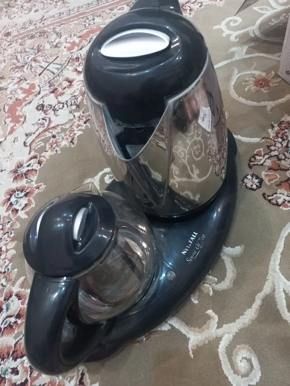 چای سازبرقی مارک نیوفایل درحدنو|سماور، چای‌ساز، قهوه‌ساز|مشهد, شاهد (شهرک غرب)|دیوار