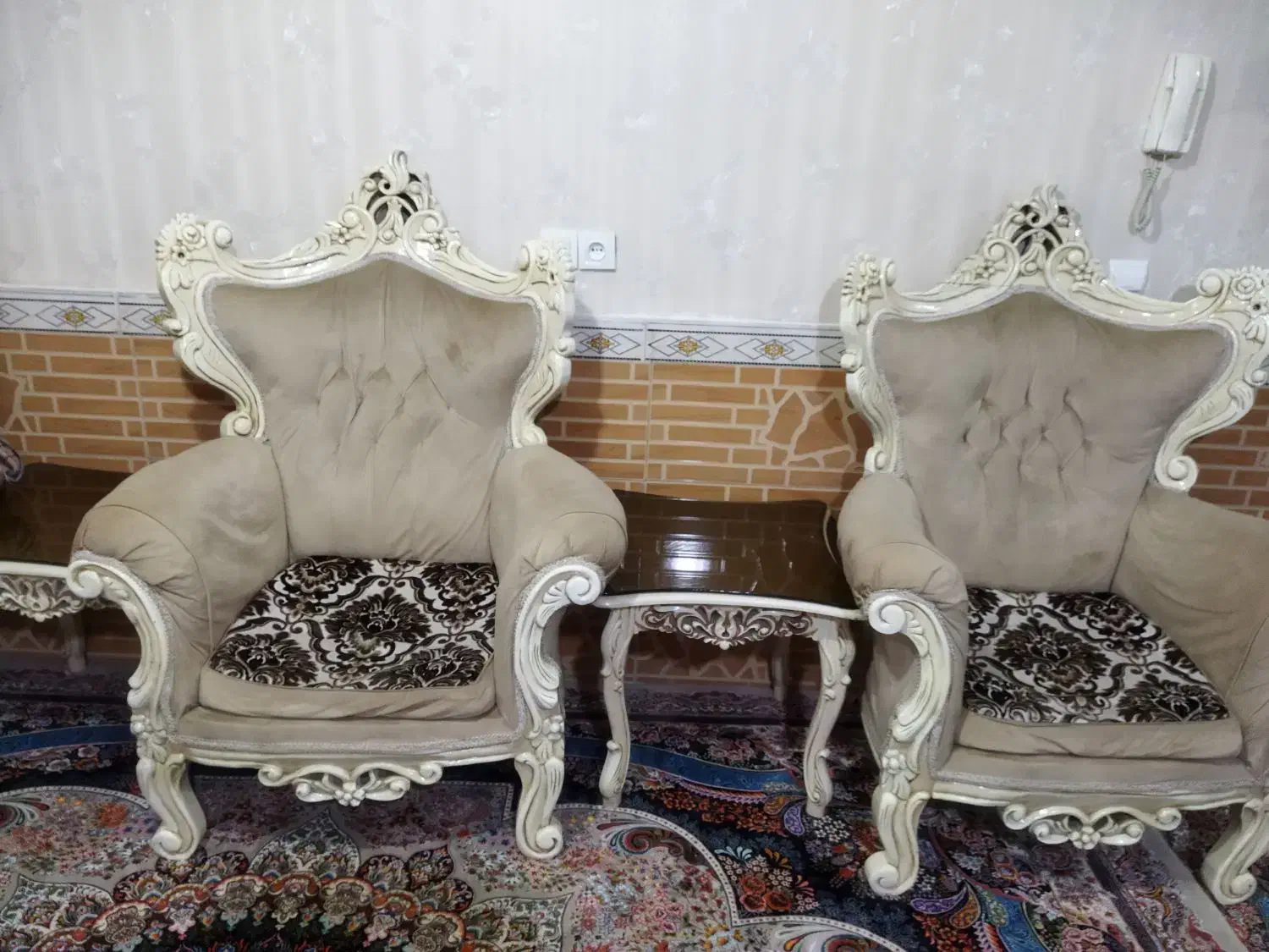 مبل سلطنتی|مبلمان خانگی و میز عسلی|نسیمشهر, |دیوار