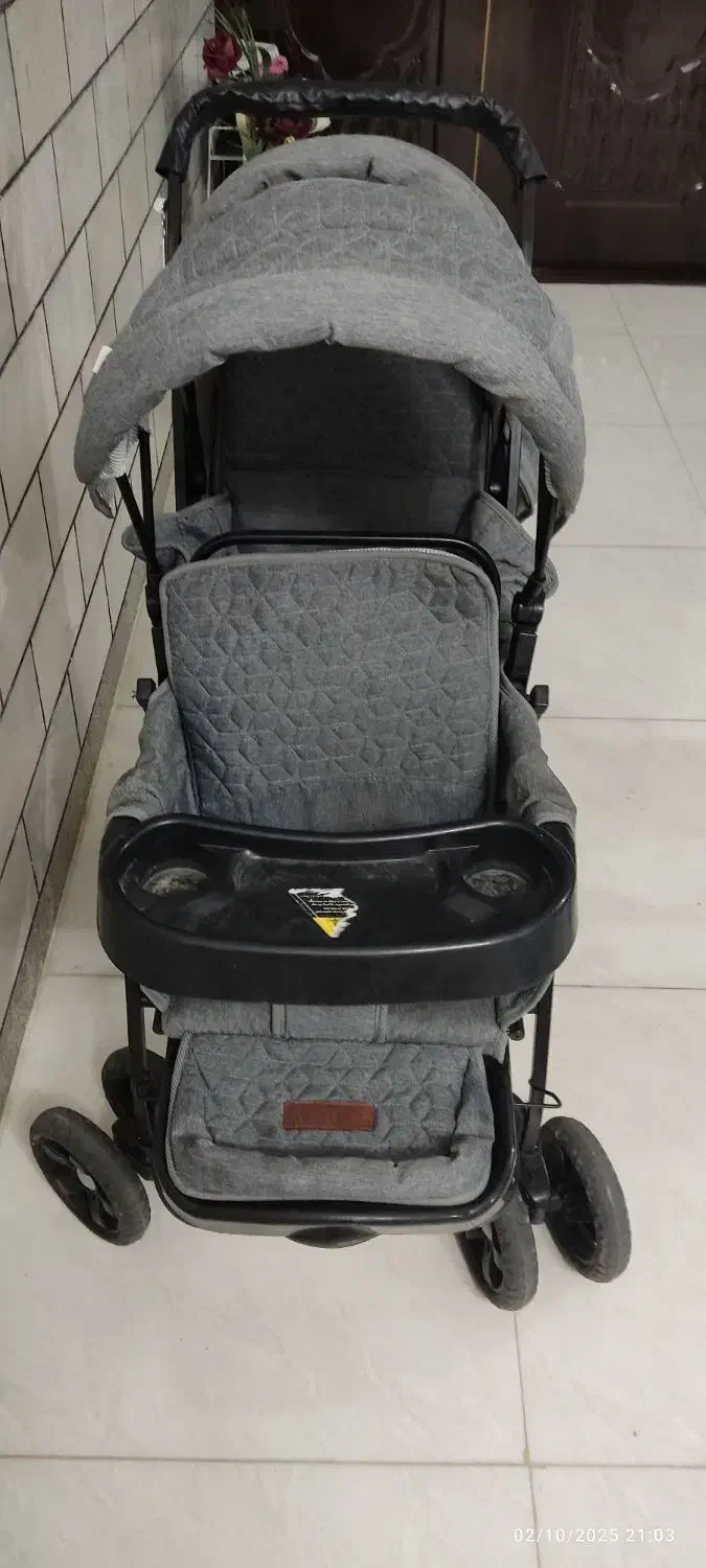 کالسکه دوقلویی|کالسکه و لوازم جانبی|اسدآباد, |دیوار