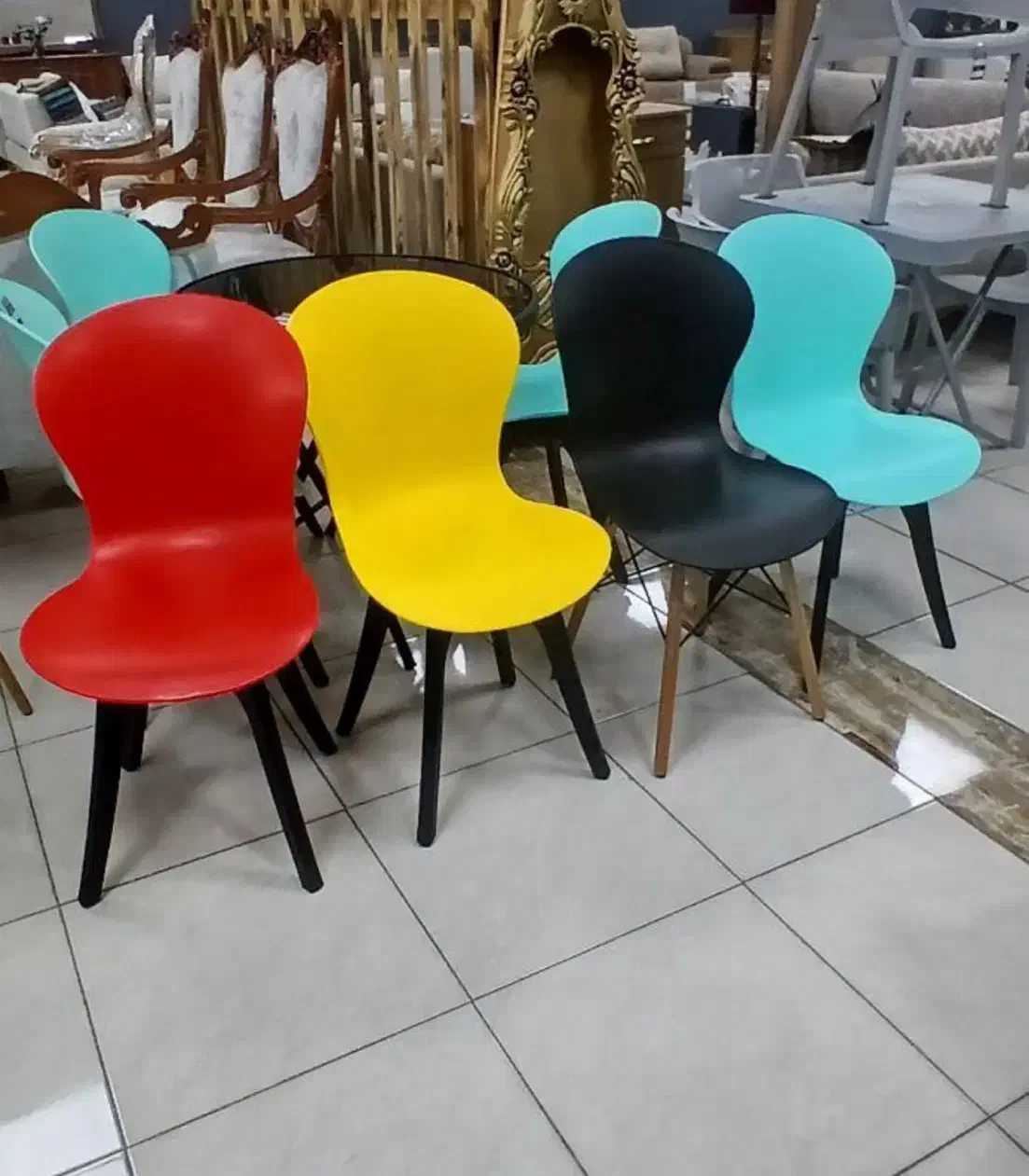 میز و صندلی کافه مدل روژان کدویژه 12 بسیار شیک|میز و صندلی غذاخوری|نسیمشهر, |دیوار