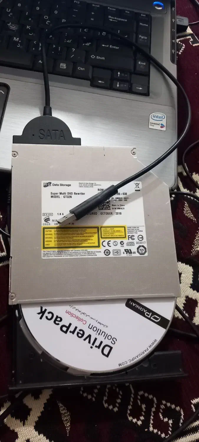 DVD RW لپ تاپ سالم در حدنو|قطعات و لوازم جانبی رایانه|گنبد کاووس, |دیوار