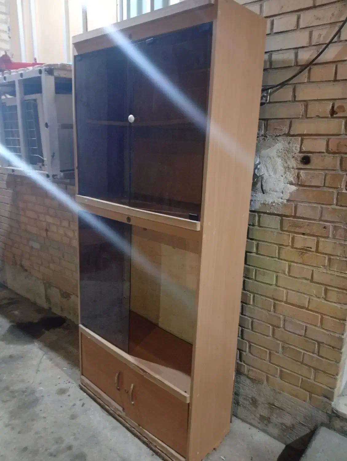 کمد چوبی mdf ارتفاع ۲متر. کاملا سالم|جاکفشی، کمد، دراور|بوشهر, |دیوار