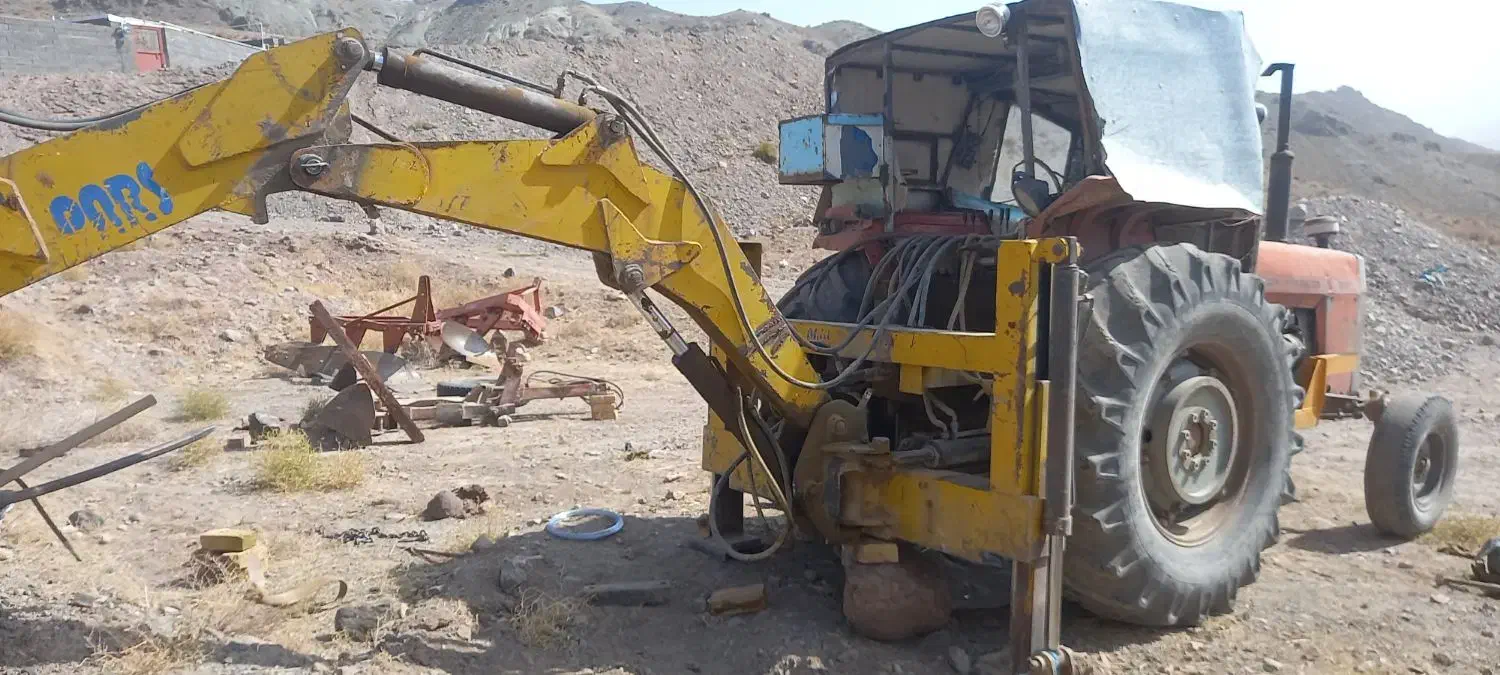 بیل بکهو گاوآهن تریلی بلوکزنی میکسر|ماشینآلات صنعتی|زیرکوه, |دیوار